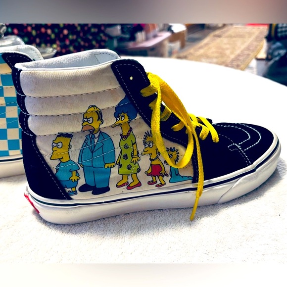 VANS Other - Vans Sk8-Hi The Simpsons Family Portrait 1987 2020 Shoes Mens 6.5 / Women’s 8